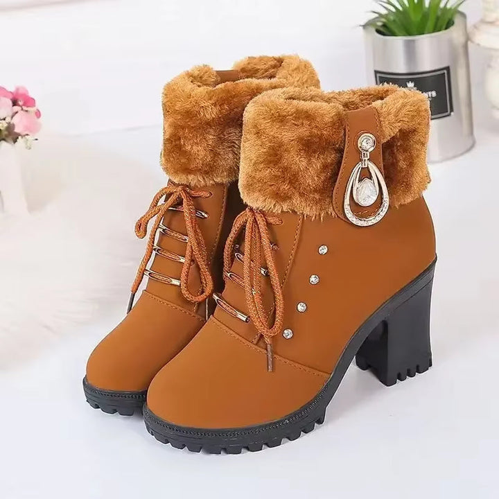 Fellanmut™ Elegant Winter Boots for Women with Heel