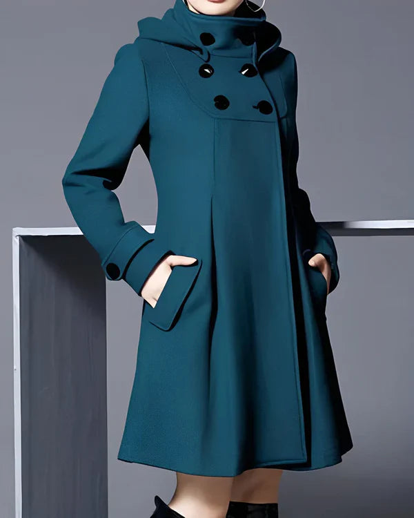 Winston™ | Elegant Wool Hooded Coat