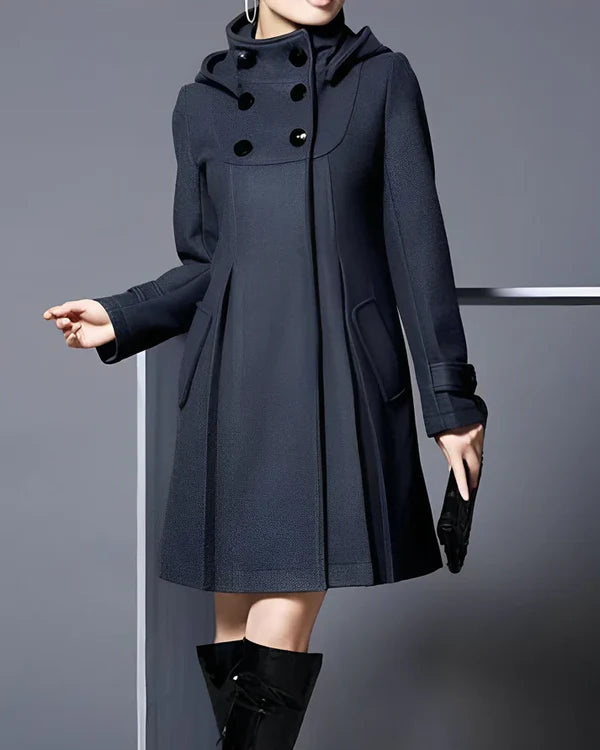 Winston™ | Elegant Wool Hooded Coat