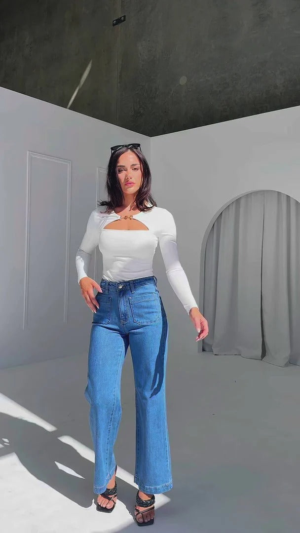Tarsha Jeans - Mid Blue
