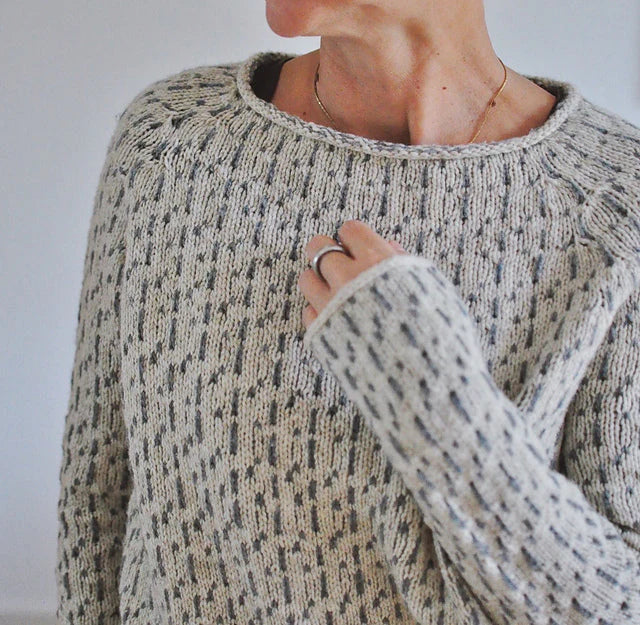 Eleanor™ - Chic Grey Sweater with Boot Collar