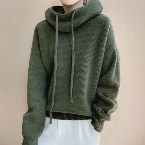 Aria | Knit Hoodie