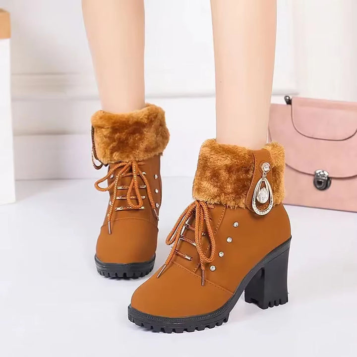 Fellanmut™ Elegant Winter Boots for Women with Heel