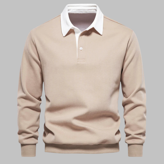 Stylish Polo Sweater Comfort