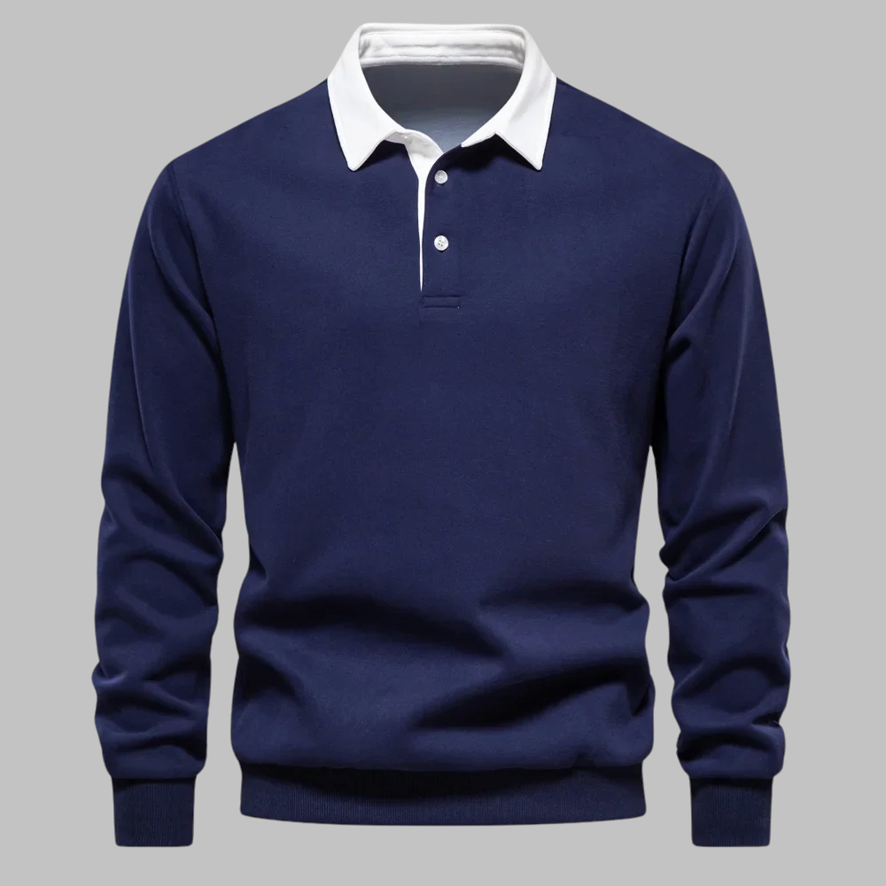 Stylish Polo Sweater Comfort