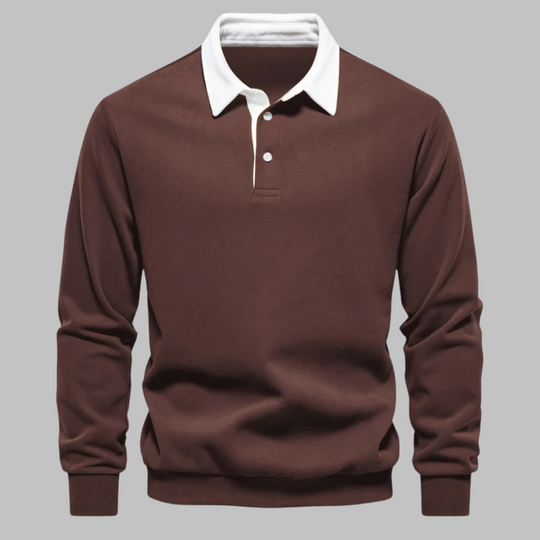 Stylish Polo Sweater Comfort