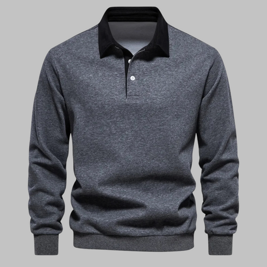Stylish Polo Sweater Comfort