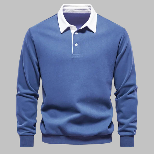 Stylish Polo Sweater Comfort