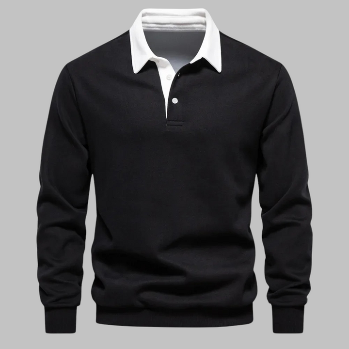 Stylish Polo Sweater Comfort
