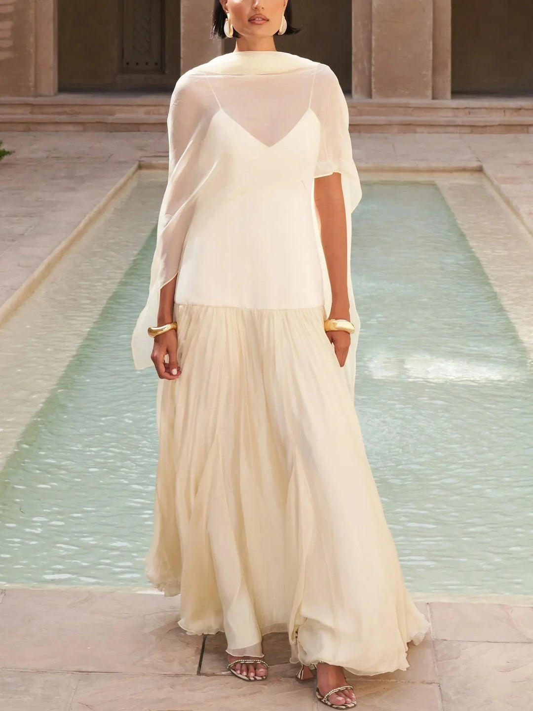 Lily Elegant Flows Maxi Gown