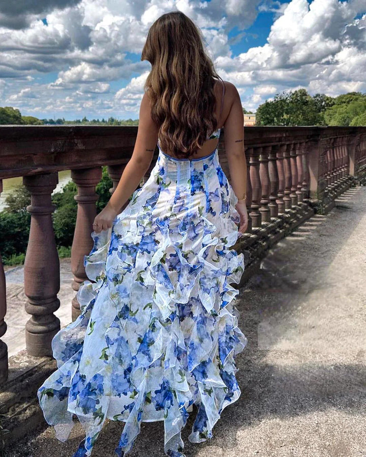 Shanna Ruffled Floral Dress