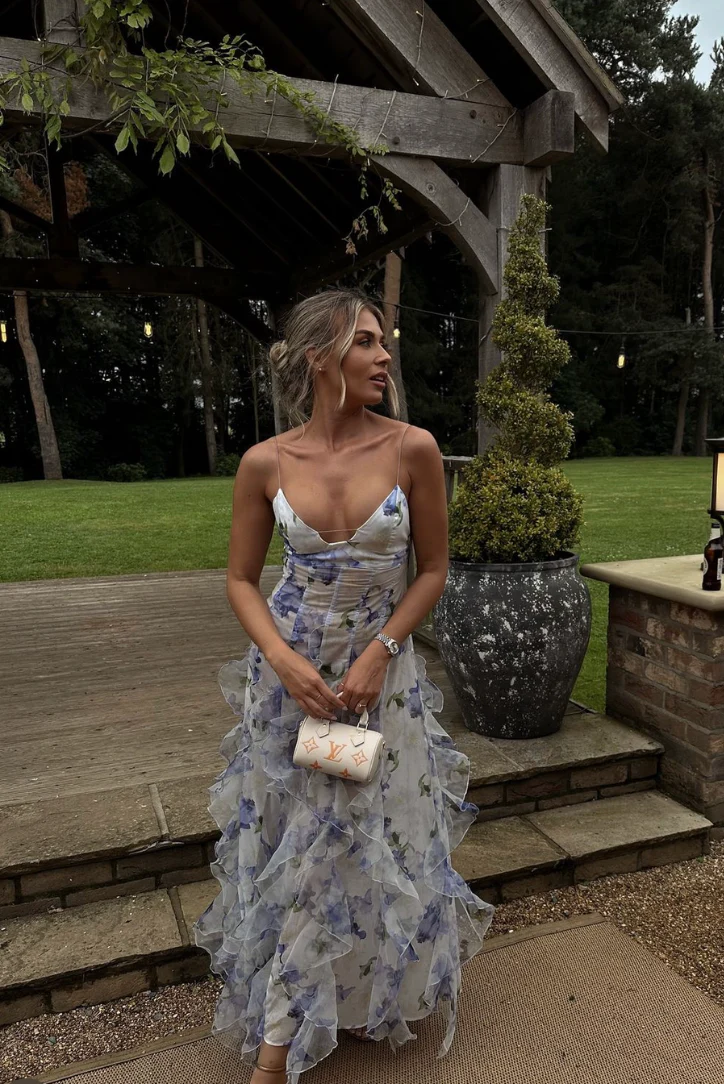 Shanna Ruffled Floral Dress