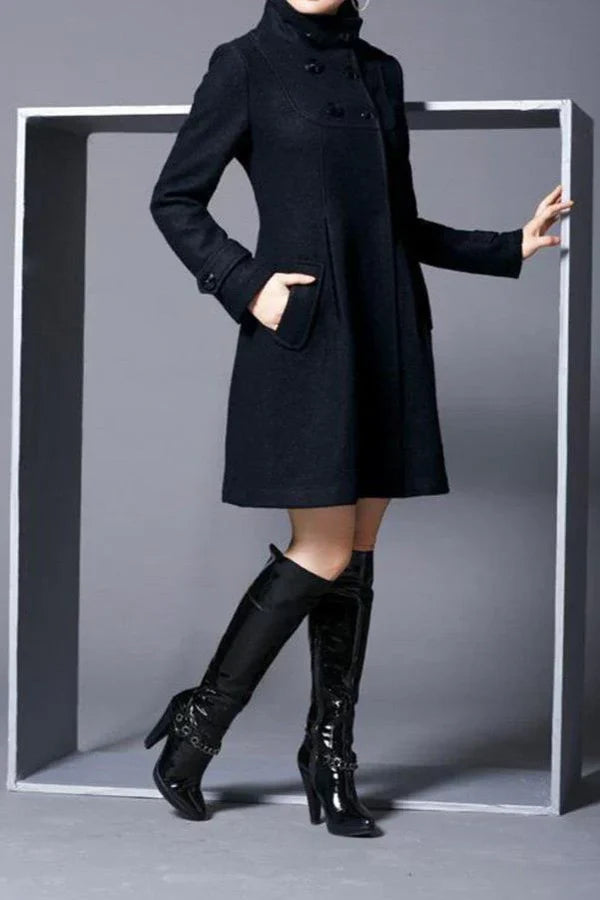 Winston™ | Elegant Wool Hooded Coat