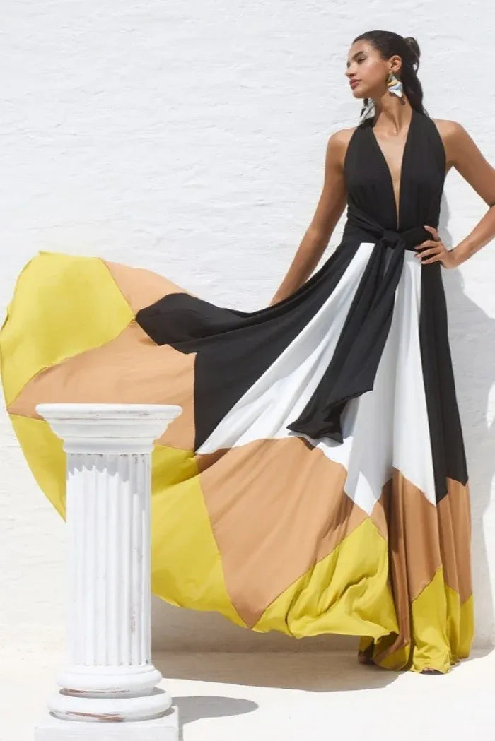 POLYMORPHIC MAXI DRESS