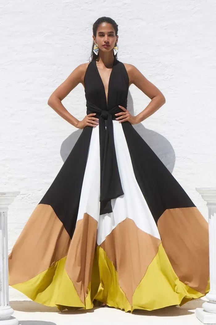 POLYMORPHIC MAXI DRESS