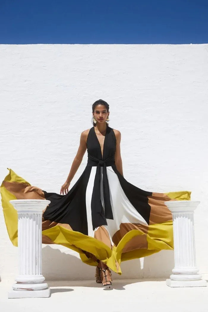 POLYMORPHIC MAXI DRESS
