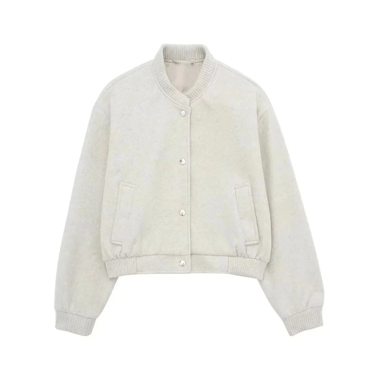Singrid Cropped Bomber Jacket