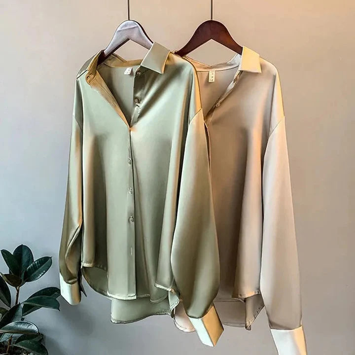 Camille | Women's Satin Shirt