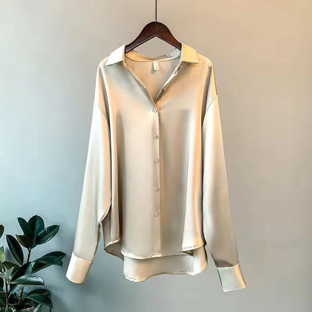 Camille | Women's Satin Shirt