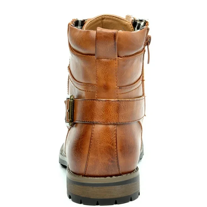 Stylish and comfortable men's motorcycle boots