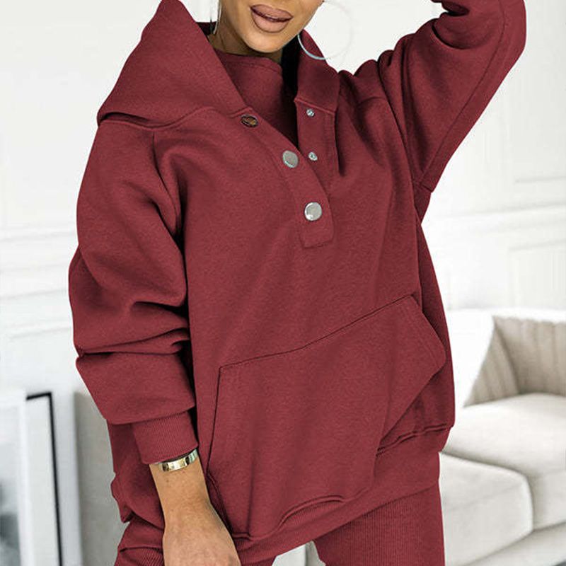 3-piece set for women, hooded sweater, slim vest, and pants, for everyday sport, 2025