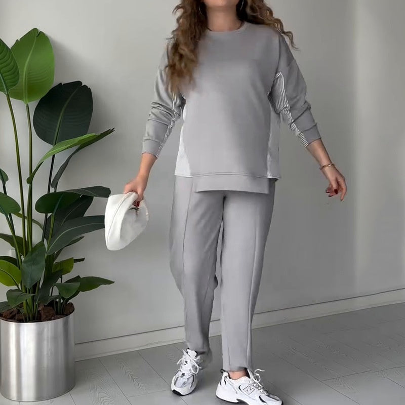 Women's 2-Piece Color Block Lounge Set