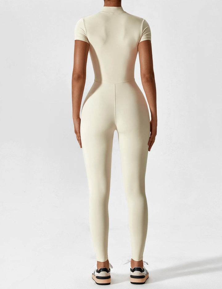 Yeoreo long/short sleeve zip up jumpsuit