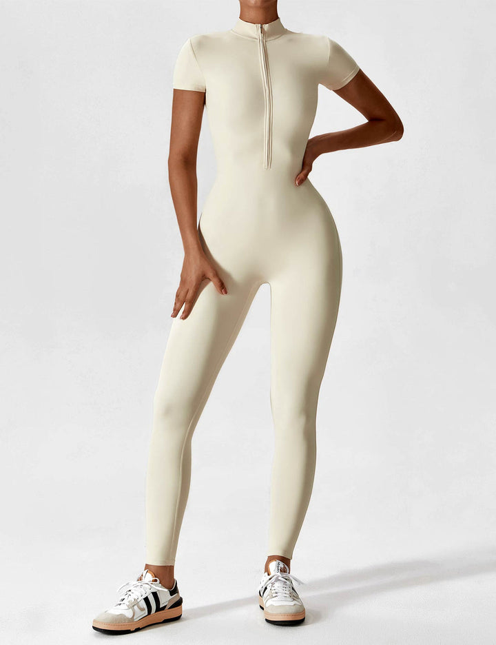 Yeoreo long/short sleeve zip up jumpsuit