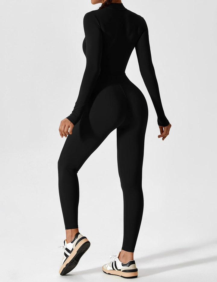 Yeoreo long/short sleeve zip up jumpsuit