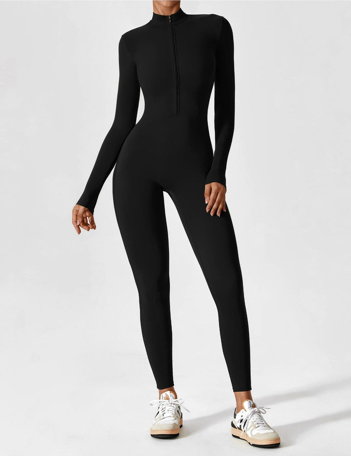 Yeoreo long/short sleeve zip up jumpsuit