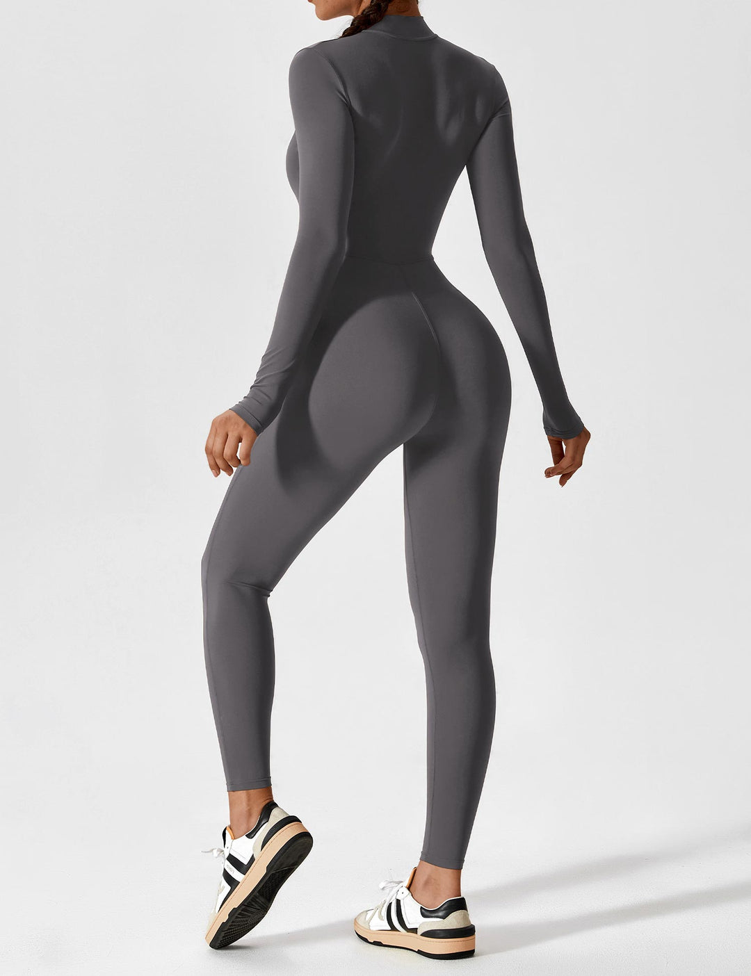 Yeoreo long/short sleeve zip up jumpsuit