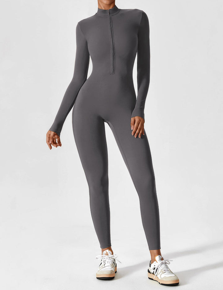 Yeoreo long/short sleeve zip up jumpsuit