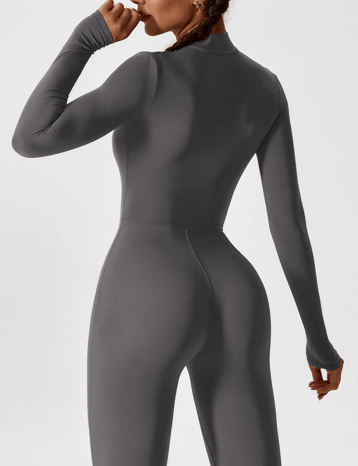 Yeoreo long/short sleeve zip up jumpsuit