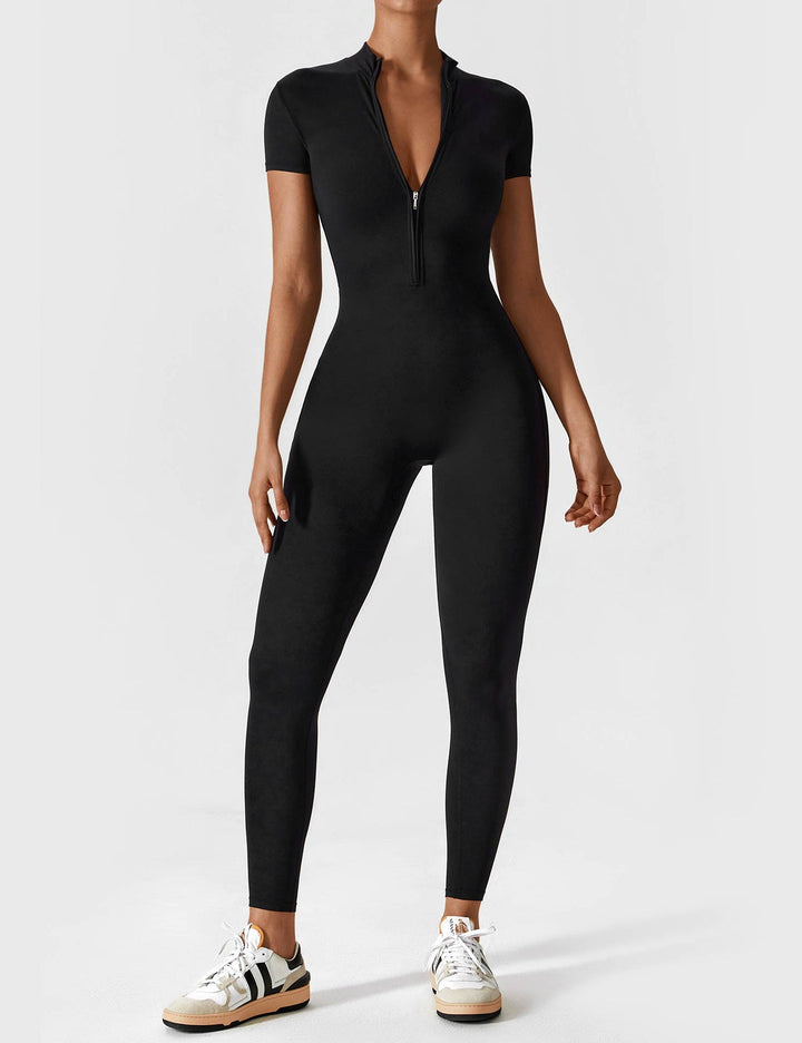Yeoreo long/short sleeve zip up jumpsuit