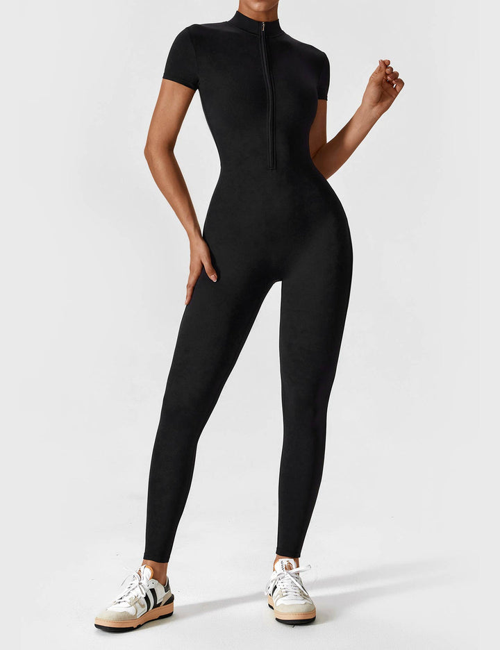 Yeoreo long/short sleeve zip up jumpsuit